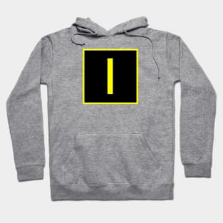 I - India - FAA taxiway sign, phonetic alphabet Hoodie